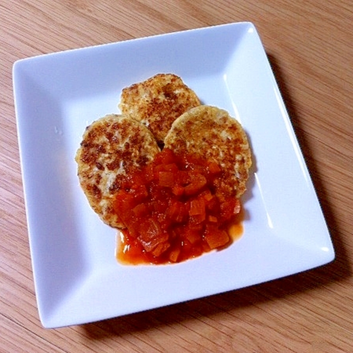 離乳食後期 ハンバーグのトマトソースかけ レシピ 作り方 By も る す け 楽天レシピ 離乳食後期 ハンバーグのトマトソースかけ レシピ 作り方 By も る す け 楽天レシピ
